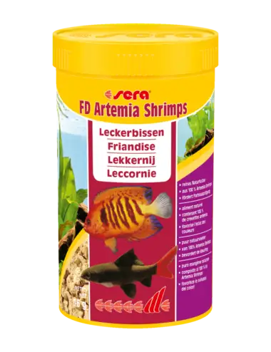 SERA - FD Artemia Shrimps - 16g - Friandise pour poissons d'eau de mer