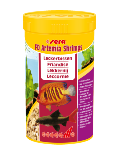 SERA - FD Artemia Shrimps - 16g - Snack for saltwater fish