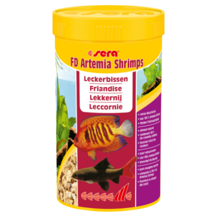 SERA - FD Artemia Shrimps - 16g - Snack for saltwater fish