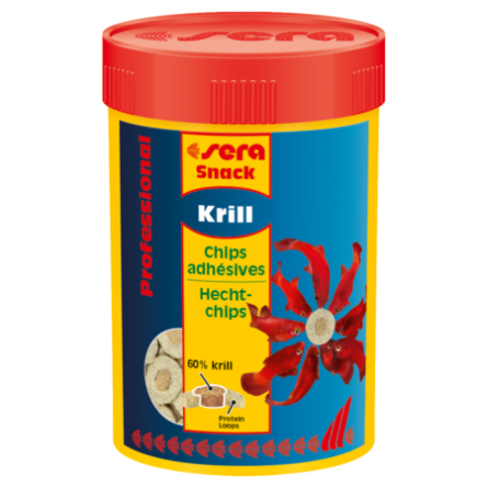 SERA - Krill Snack Professional - 36g - Lepilni čips za morske in sladkovodne ribe SERA - Krill Snack Professional - 36g - Lepilni čips za morske in sladkovodne ribe