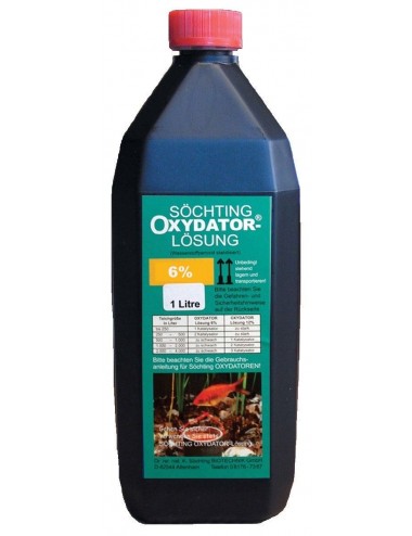 SÖCHTING - Liquide Oxydator 6% - 1 litres