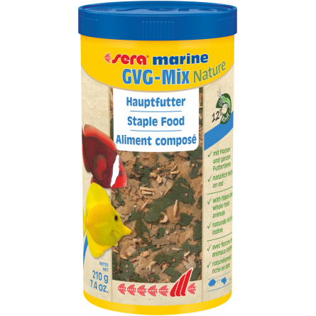 SERA - Marine GVG-Mix Nature - 1000 ml - Alimento composto para peixes de água do mar