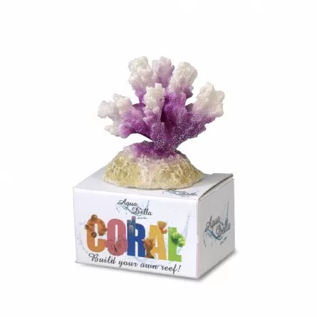 Aqua Della - Coral module cauliflower S - 8.7x6.5x4.5cm - White/purple