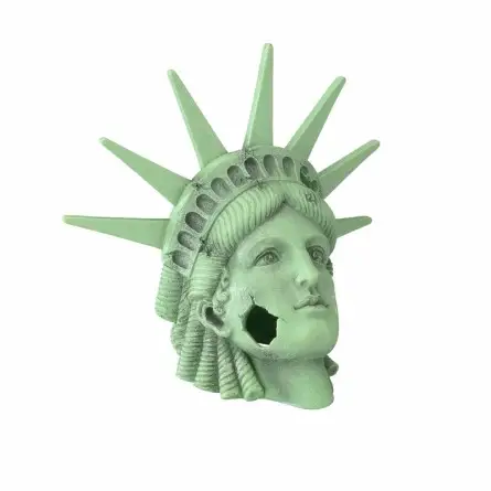 Aqua Della - Lady liberty S - 25.5x16.5x22cm - Testa della statua della libertà Aqua Della - Lady liberty S - 25.5x16.5x22cm - Testa della statua della libertà
