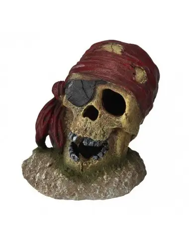 Aqua Della - Piratenschädel-Augenklappe - 7x7x8cm - Piratenschädel