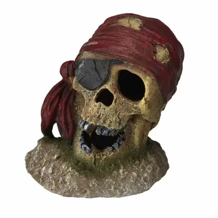 Aqua Della - Piratenschedel ooglapje - 7x7x8cm - Piratenschedel Aqua Della - Piratenschedel ooglapje - 7x7x8cm - Piratenschedel