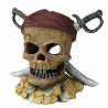 Aqua Della - Cabeça de espada de caveira de pirata - 21,5x16,5x20cm - Caveira de pirata Aqua Della - Cabeça de espada de caveira de pirata - 21,5x16,5x20cm - Caveira de pirata