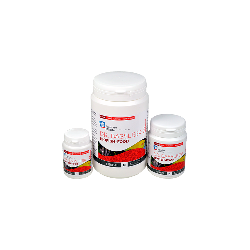 DR. BASSLEER - Biofish food herbal 60g - Nourriture naturelle pour poissons - M