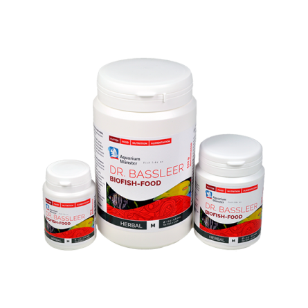 DR. BASSLEER - Biofish mangime a base di erbe 60g - Mangime naturale per pesci - M DR. BASSLEER - Biofish mangime a base di erbe 60g - Mangime naturale per pesci - M