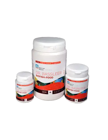 DR. BASSLEER - Biofish hrana Acai XL - 170g - Naravna hrana za ribe za Aquarium Munster - 1