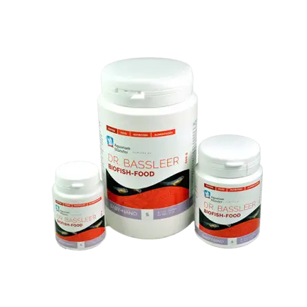 DR. BASSLEER - Biovisvoer baby+nano 60g - volledig voer voor kleine vissen en baby's - S DR. BASSLEER - Biovisvoer baby+nano 60g - volledig voer voor kleine vissen en baby's - S