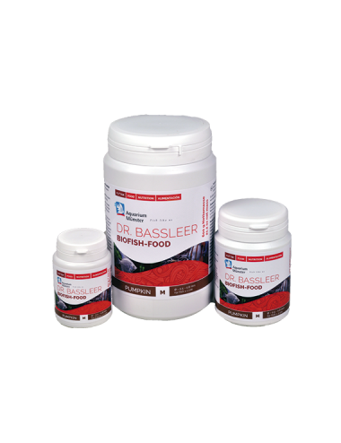 DR. BASSLEER - Alimento Biofish abóbora 60g - Alimento para peixes ornamentais - M