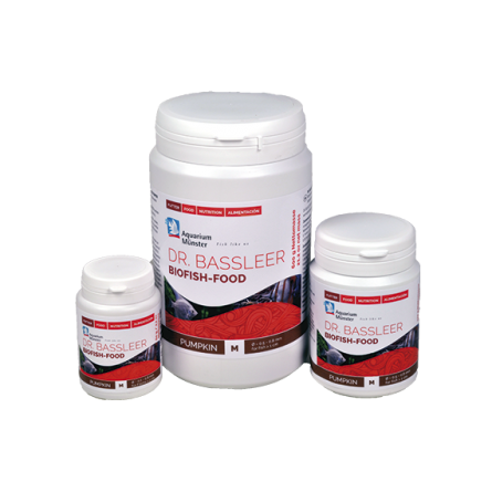DR. BASSLEER - Biofish food pumpkin 60g - Aliment pour les poissons d'ornement - M DR. BASSLEER - Biofish food pumpkin 60g - Aliment pour les poissons d'ornement - M