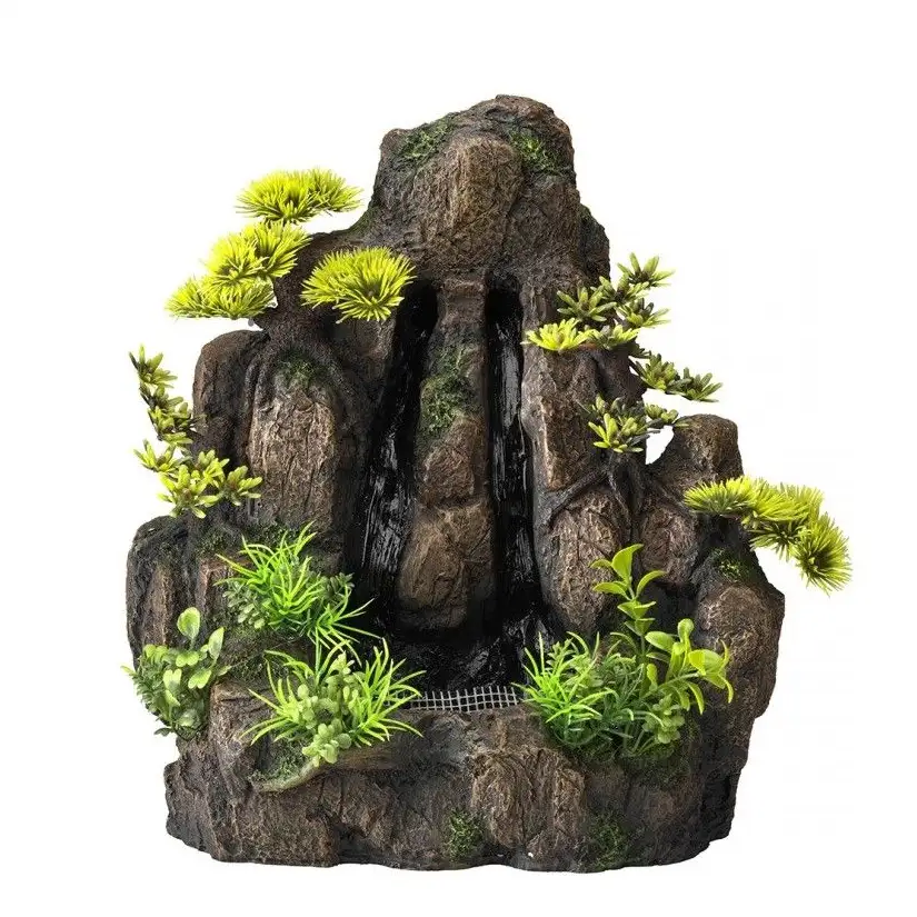 Aqua Della - Waterfall forrest rock 2 way S - 27x17,5x29cm - Cascade avec plantes