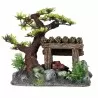 Aqua Della - Jars - 15.5x10x14cm - Rock and tree decoration