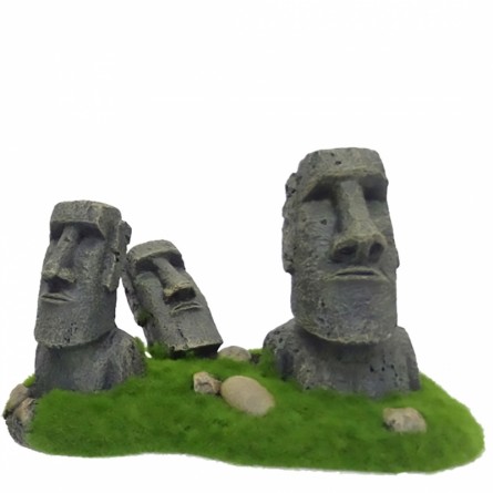 Aqua Della - Moai paaseiland - 21x12x13cm - Moai beelden Aqua Della - Moai paaseiland - 21x12x13cm - Moai beelden
