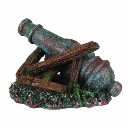 Aqua Della - Cannone distrutto - 16,5x12,5x10,5cm Aqua Della - Cannone distrutto - 16,5x12,5x10,5cm