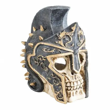 Aqua Della - Tête de mort gladiateurs - 16x12,2x16cm Aqua Della - Tête de mort gladiateurs - 16x12,2x16cm