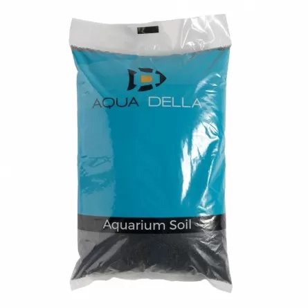 Aqua Della - Grava de acuario negra - 1-3mm - 9kg