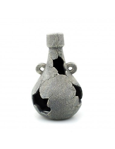 DECO R AMPHORE 3T GRIS - 7,5x7,5x12cm