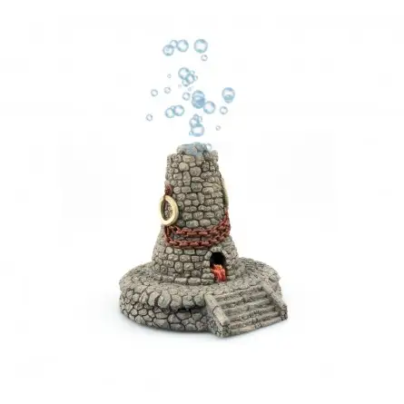 AQUAVIE - DECO R ZEN PHARE BULLES - 13,5x11x10,5cm