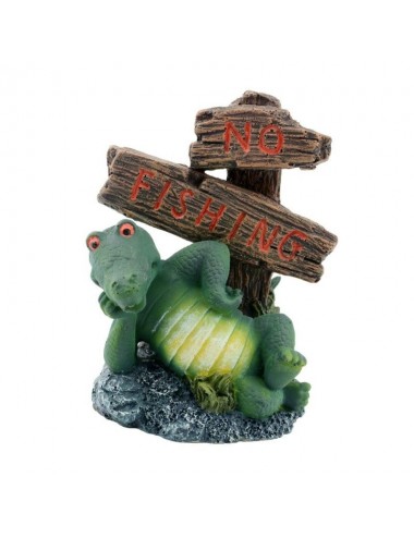 AQUAVIE - PANEL ALIGATOR DECO R FUN - 8x6.5x11cm