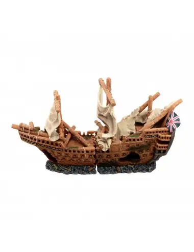 AQUAVIE - DECO R BOAT GALLION 1+1 MM - 25x10,5x17cm