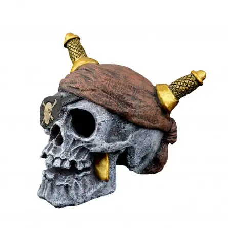 AQUAVIE - DECO R BAT HEAD PIRATE 2 - 11,5x11x10cm AQUAVIE - DECO R BAT HEAD PIRATE 2 - 11,5x11x10cm