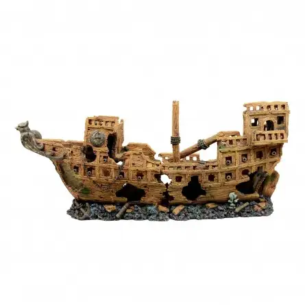 AQUAVIE - DECO R BOAT GALLION WRECK 1+1 TGM - 100x28.5x38cm