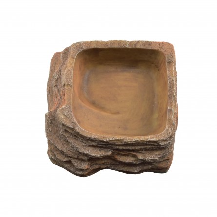 AQUAVIE - DECO R TERRA ABREUVOIR ROCHE 14 - 14x14x5cm Aquavie - 1
