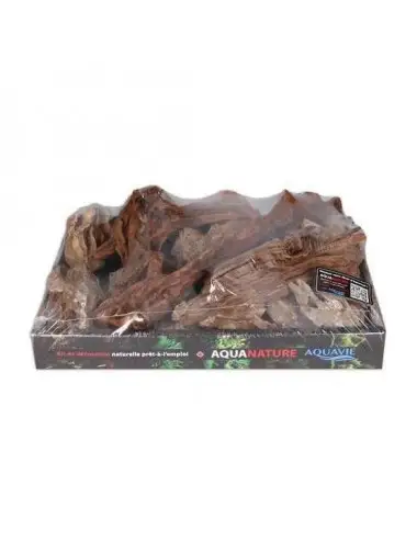 AQUAVIE - Kit Aquanature - Mangrovia assortita e pietra d'arancia