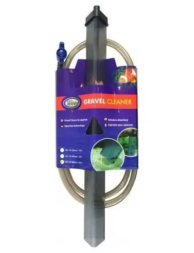 AQUA NOVA - Limpiador de grava - GC-24 - 60cm - Campana para acuario