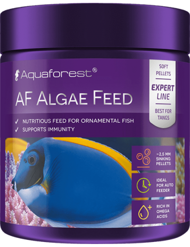 AQUAFOREST - AF Algae Feed L - 120g - Hrana za rastlinojede ribe