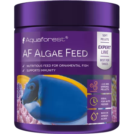 AQUAFOREST - AF Algae Feed L - 120g - Food for herbivorous fish