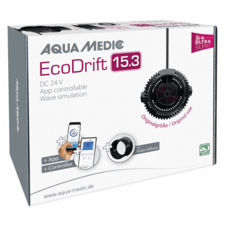 AQUA MEDIC - Série EcoDrift 15.3 - Bomba de cerveja 15.000l/h AQUA MEDIC - Série EcoDrift 15.3 - Bomba de cerveja 15.000l/h