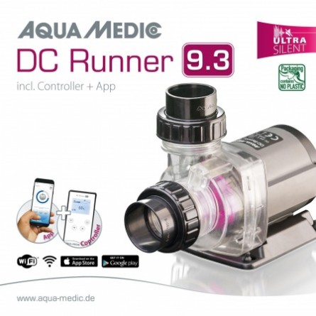 AQUA MEDIC - DC Runner 9.3 serie - Universele pomp 9000l/u AQUA MEDIC - DC Runner 9.3 serie - Universele pomp 9000l/u