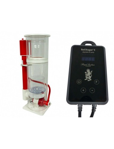 ROYAL EXCLUSIV - Mini Bubble King 160 com Red Dragon X DC 12/24V - Skimmer para aquário 200 a 500L