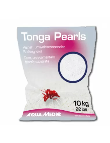 AQUA MEDIC - Tonga Pearls - 10 kg - Reines und umweltfreundliches Substrat
