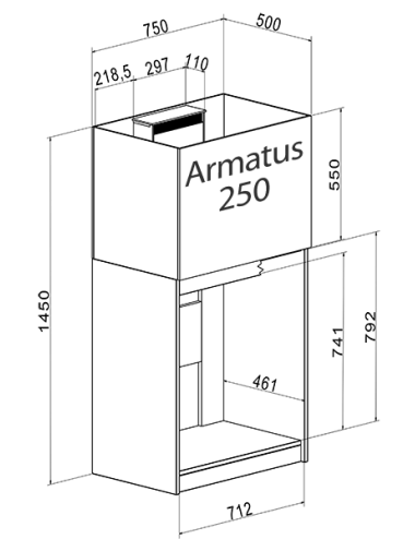 AQUA MEDIC - Armatus 250 - Bijeli - Akvarij s morskom vodom