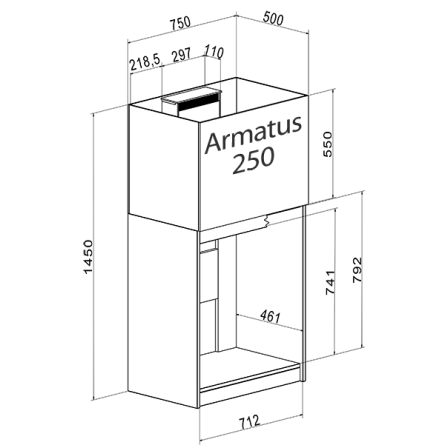AQUA MEDIC - Armatus 250 - Blanc - Aquarium d'eau de mer