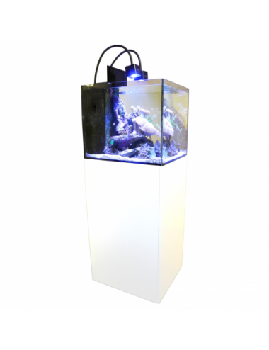 AQUA MEDIC - Cubicus CF Qube- Blanc - Aquarium marin complet avec système de filtration