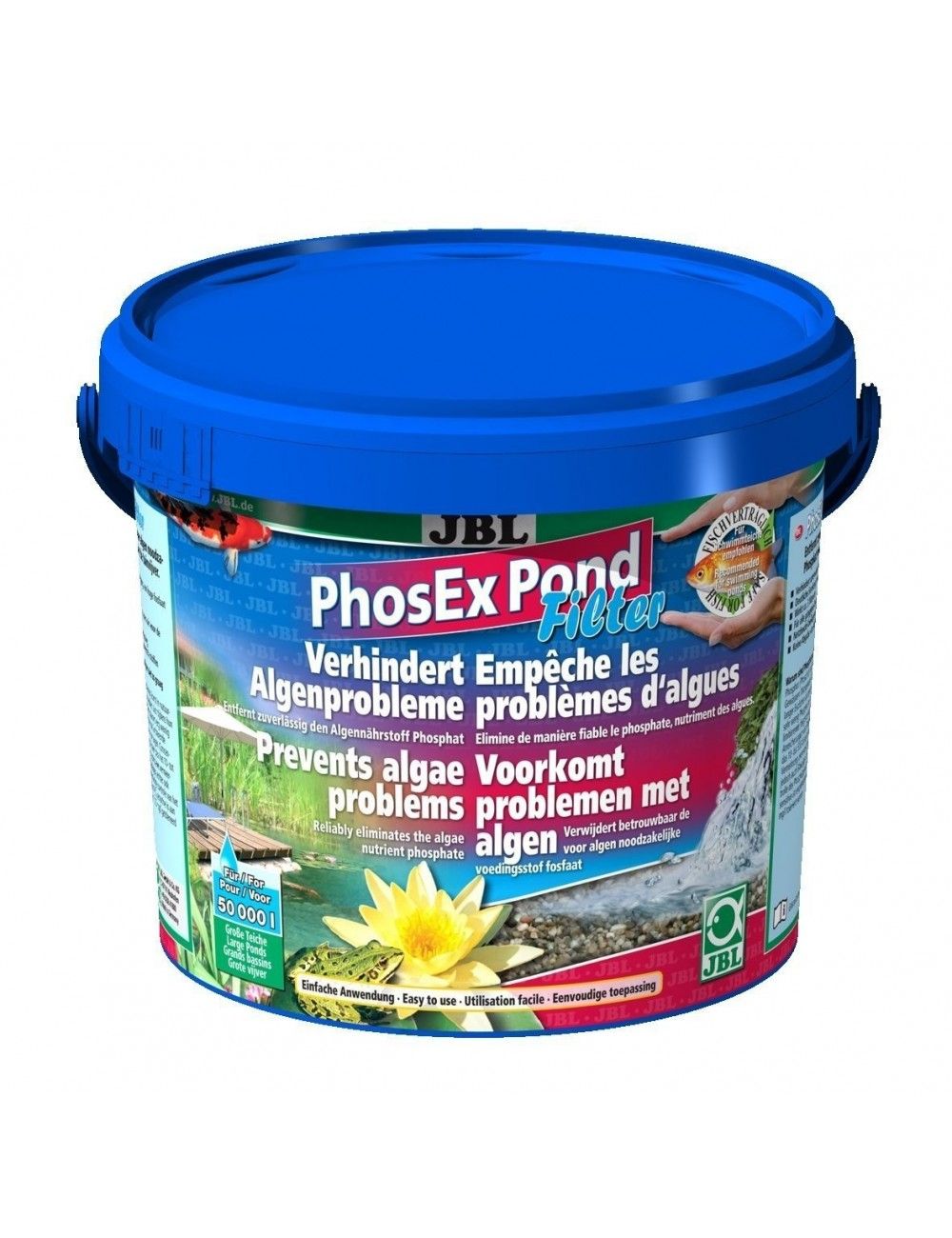 JBL - PhosExPond Filter - 2.5kg - Éliminateur de phosphates pour filtres de bassin
