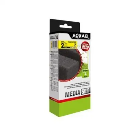 AQUAEL - Mousse filtrante standard pour filtre Fan 2 Plus - x2 AQUAEL - Mousse filtrante standard pour filtre Fan 2 Plus - x2