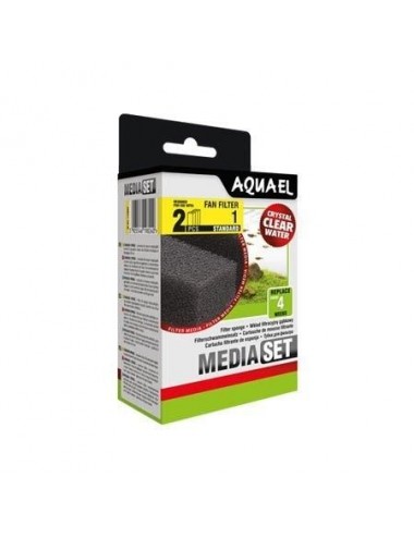 AQUAEL – Standard-Filterschaum für Fan 1 Plus-Filter – x2