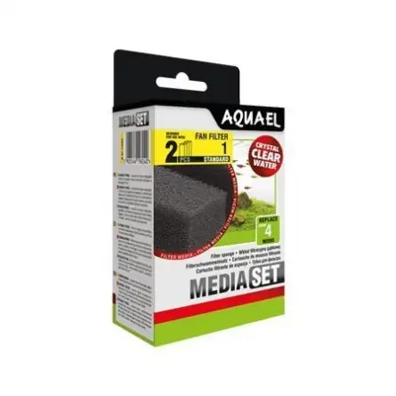 AQUAEL - Espuma de filtro estándar para filtro Fan 1 Plus - x2 AQUAEL - Espuma de filtro estándar para filtro Fan 1 Plus - x2