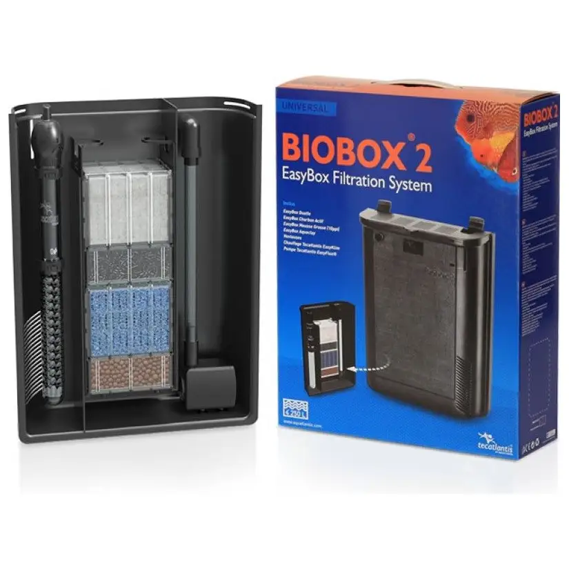 AQUATLANTIS - BioBox 2 - Filtre interne pour aquarium jusqu'à 250 litres