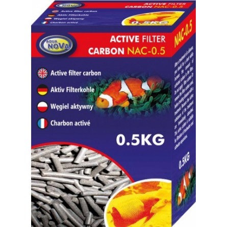 AQUA NOVA - Aktivno oglje - 500g - Filtrirni material