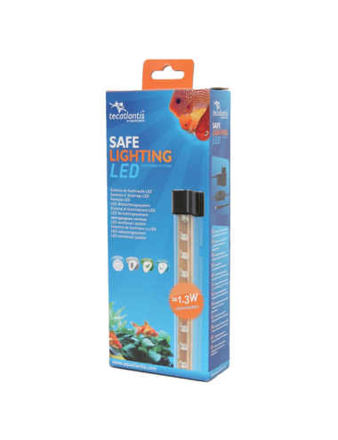 AQUATLANTIS - Safe Lighting 12 LED 1,3 W - Rampa LED per acquario d'acqua dolce