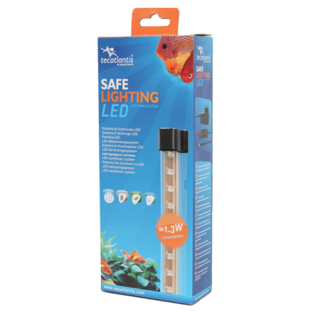 AQUATLANTIS - Safe Lighting 12 LED 1,3 W - Rampe LED pour aquarium d'eau douce