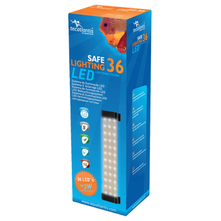 AQUATLANTIS - Safe Lighting 36 LED 3 W - LED-Streifen für Süßwasseraquarien